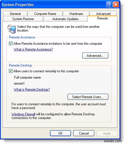 দূরবর্তীভাবে একটি Windows XP বা Windows Server 2003 কম্পিউটার অ্যাক্সেস করা 