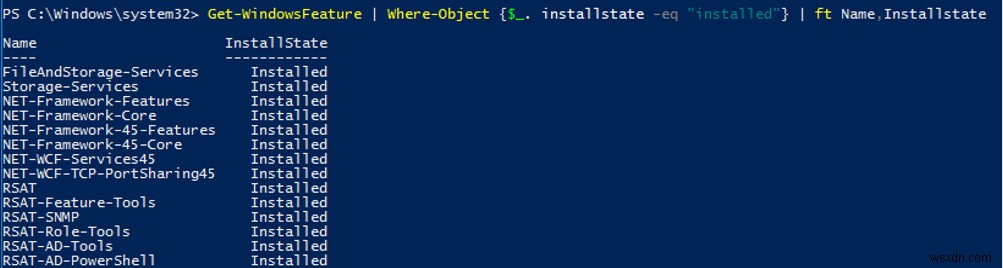 PowerShell দিয়ে উইন্ডোজ সার্ভারের ভূমিকা এবং বৈশিষ্ট্যগুলি পরিচালনা করা 