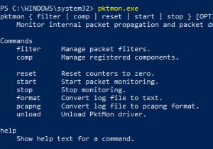 প্যাকেট মনিটর (PktMon) - Windows 10-এ অন্তর্নির্মিত প্যাকেট স্নিফার 