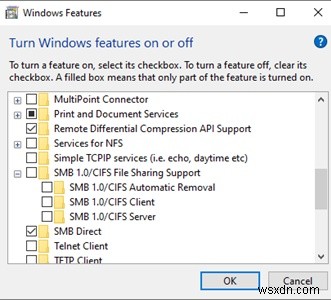 Windows 10/Server 2016-এ SMB v 1.0 কিভাবে নিষ্ক্রিয়/সক্ষম করবেন? 