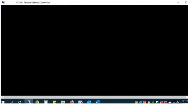 উইন্ডোজ রিমোট ডেস্কটপ (RDP) সংযোগ ব্যবহার করার সময় কালো পর্দা 