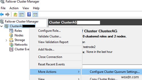 SQL সার্ভারে সর্বদা-অন উচ্চ প্রাপ্যতা গোষ্ঠী কনফিগার করা হচ্ছে 