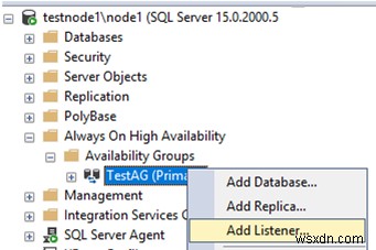 SQL সার্ভারে সর্বদা-অন উচ্চ প্রাপ্যতা গোষ্ঠী কনফিগার করা হচ্ছে 