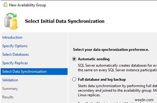 SQL সার্ভারে সর্বদা-অন উচ্চ প্রাপ্যতা গোষ্ঠী কনফিগার করা হচ্ছে 