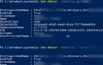 Get-ADUser:PowerShell দিয়ে সক্রিয় ডিরেক্টরি ব্যবহারকারীর তথ্য খুঁজুন 