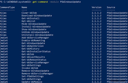 PSWindowsUpdate PowerShell মডিউল দিয়ে উইন্ডোজ আপডেটগুলি পরিচালনা করুন 