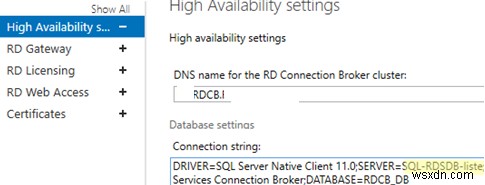 উইন্ডোজ সার্ভারে RDS সংযোগ ব্রোকার উচ্চ উপলব্ধতা কনফিগার করা হচ্ছে 