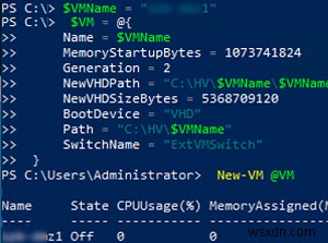 PowerShell দিয়ে হাইপার-ভি ভার্চুয়াল মেশিন পরিচালনা করা 