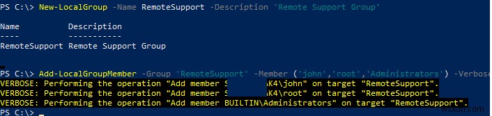 PowerShell এর মাধ্যমে স্থানীয় ব্যবহারকারী এবং গোষ্ঠী পরিচালনা করা 