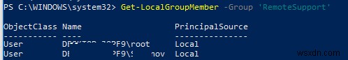 PowerShell এর মাধ্যমে স্থানীয় ব্যবহারকারী এবং গোষ্ঠী পরিচালনা করা 