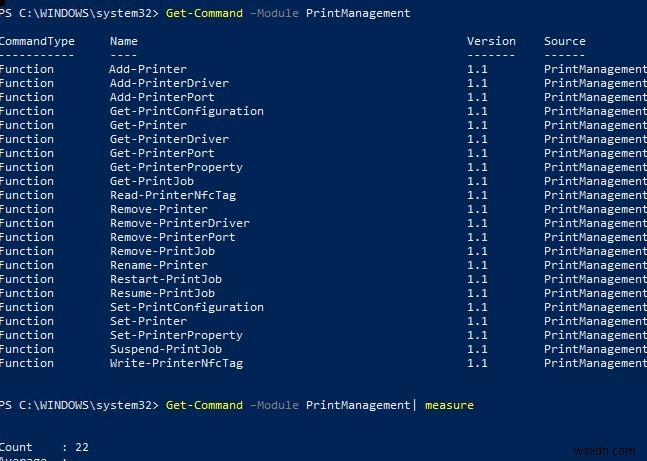 Windows 10 / সার্ভার 2016-এ PowerShell দিয়ে প্রিন্টার এবং ড্রাইভার পরিচালনা করা 