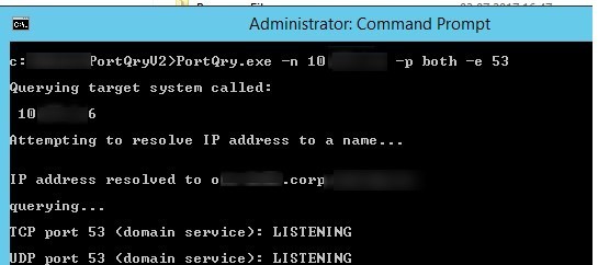TCP/UDP ওপেন পোর্ট চেক করতে PortQry ব্যবহার করে (পোর্ট স্ক্যানার) 
