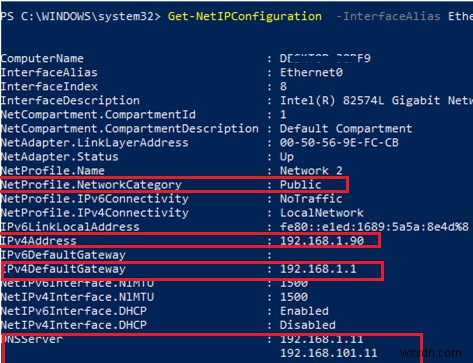 PowerShell এর সাথে নেটওয়ার্ক অ্যাডাপ্টার সেটিংস কনফিগার করা হচ্ছে:IP ঠিকানা, DNS, ডিফল্ট গেটওয়ে, স্ট্যাটিক রুট 