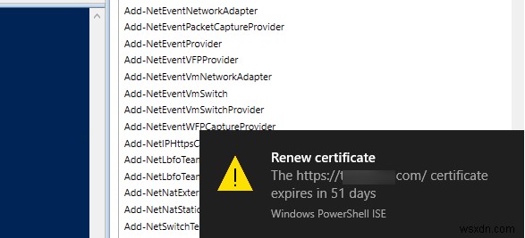 PowerShell দিয়ে SSL/TLS শংসাপত্রের মেয়াদ শেষ হওয়ার তারিখ পরীক্ষা করা হচ্ছে 