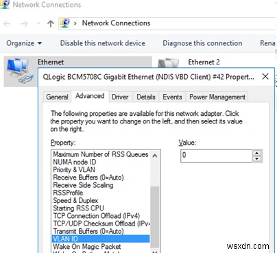 Windows 10/Windows Server 2016-এ VLAN ইন্টারফেস কনফিগার করা হচ্ছে 