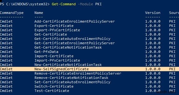 কিভাবে PowerShell দিয়ে উইন্ডোজে একটি স্ব-স্বাক্ষরিত শংসাপত্র তৈরি করবেন? 