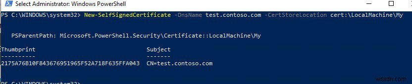 কিভাবে PowerShell দিয়ে উইন্ডোজে একটি স্ব-স্বাক্ষরিত শংসাপত্র তৈরি করবেন? 