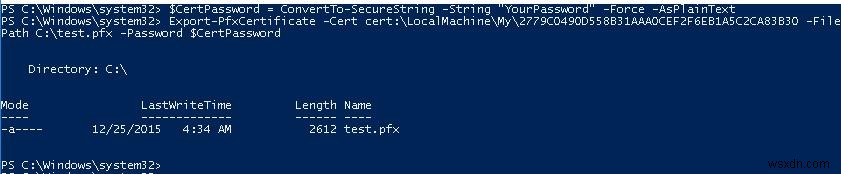 কিভাবে PowerShell দিয়ে উইন্ডোজে একটি স্ব-স্বাক্ষরিত শংসাপত্র তৈরি করবেন? 