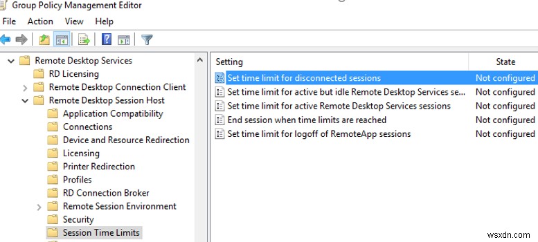 উইন্ডোজে RDP/RDS সেশন লিমিট (টাইমআউট) কনফিগার করা হচ্ছে 