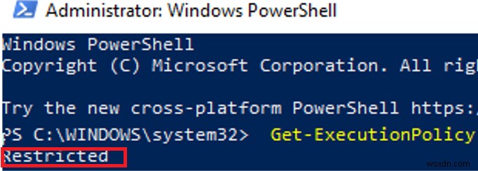 PowerShell স্ক্রিপ্ট এক্সিকিউশন নীতি কনফিগার করা হচ্ছে 