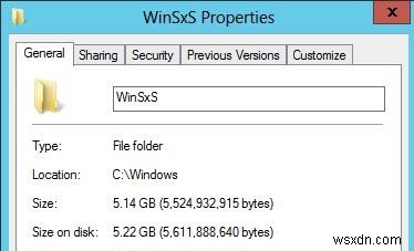 উইন্ডোজ সার্ভার 2012-এ WinSXS ফোল্ডার নিরাপদ পরিষ্কার করা 