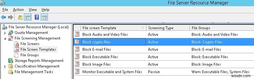 Ransomware প্রতিরোধ করতে উইন্ডোজ ফাইল সার্ভারে FSRM ব্যবহার করা 