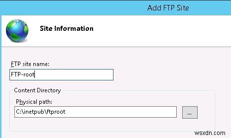 উইন্ডোজ সার্ভার 2012 R2 এ SSL (FTPS) এর উপর FTP 