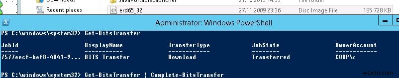 BITS এবং PowerShell ব্যবহার করে একটি অবিশ্বস্ত নেটওয়ার্কে বড় ফাইল কপি করা 