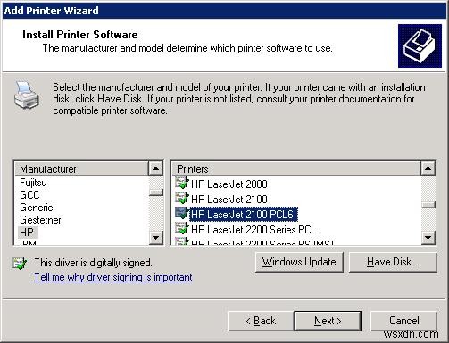 Windows XP-এ Windows 10 শেয়ার্ড প্রিন্টার সংযোগ করতে অক্ষম৷ 