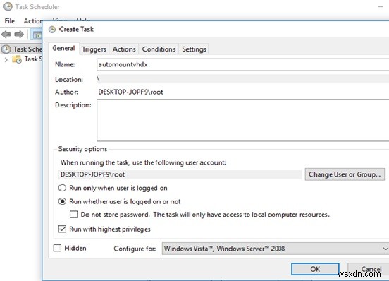 Windows 10, 8.1 এ স্টার্টআপে একটি VHD/VHDX ফাইল স্বয়ংক্রিয়ভাবে মাউন্ট করুন 