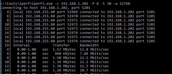 নেটওয়ার্ক গতি এবং ব্যান্ডউইথ পরীক্ষা করতে iPerf ব্যবহার করে (থ্রুপুট) 