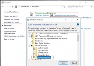 উইন্ডোজ 10-এ ইউনিফাইড রাইট ফিল্টার (UWF) ব্যবহার করা 