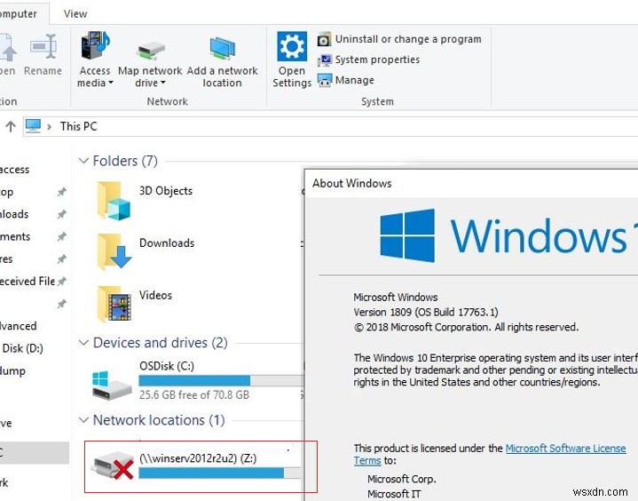 Windows 10-এ সমস্ত ম্যাপ করা নেটওয়ার্ক ড্রাইভ পুনরায় সংযোগ করা যায়নি 
