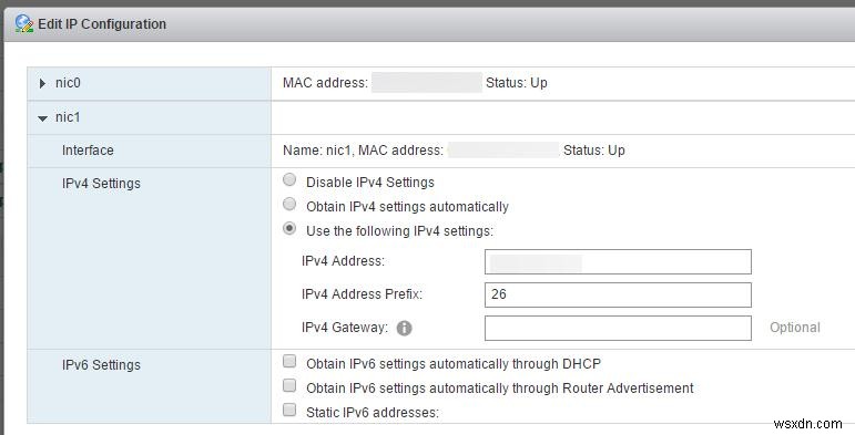 কিভাবে vCenter সার্ভার অ্যাপ্লায়েন্সে (VCSA) দ্বিতীয় NIC যোগ করবেন 