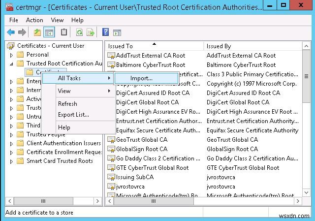 VMWare vCenter স্ব-স্বাক্ষরিত শংসাপত্র সতর্কতা সরানো হচ্ছে 