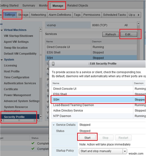 VMWare ESXi-এ ভার্চুয়াল মেশিনের অবৈধ অবস্থা 