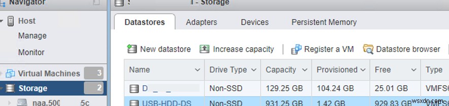 VMWare ESXi থেকে USB ফ্ল্যাশ ড্রাইভ অ্যাক্সেস করা হচ্ছে 