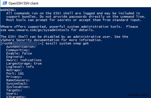 কিভাবে VMWare ESXi হোস্টে SNMP সক্ষম এবং কনফিগার করবেন? 