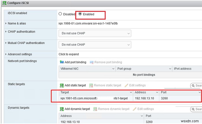 VMware ESXi-এ iSCSI ডেটাস্টোর (LUN) কনফিগার করা হচ্ছে 