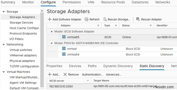 VMware ESXi-এ iSCSI ডেটাস্টোর (LUN) কনফিগার করা হচ্ছে 