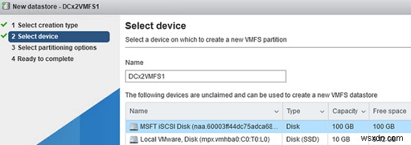 VMware ESXi-এ iSCSI ডেটাস্টোর (LUN) কনফিগার করা হচ্ছে 