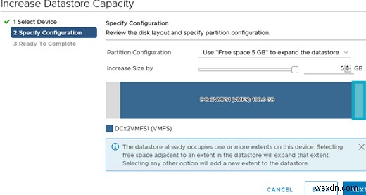 VMware ESXi (vSphere) এ VMFS ডেটাস্টোর ক্ষমতা বৃদ্ধি করা 