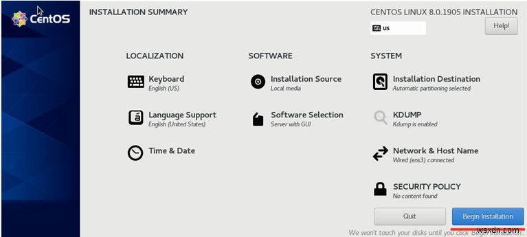 CentOS 8:ইনস্টলেশন এবং বেসিক কনফিগারেশন গাইড 