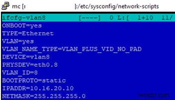 CentOS/Fedora/RHEL-এ VLAN ইন্টারফেস যোগ করা হচ্ছে 