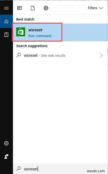 উইন্ডোজ স্টোর ক্যাশে ক্ষতিগ্রস্ত হতে পারে Windows 10 