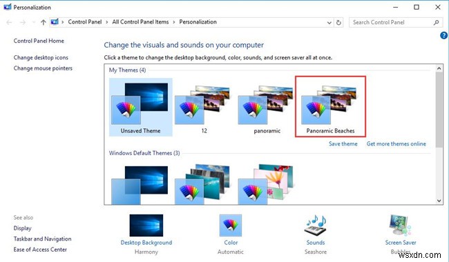 কিভাবে Windows 10 এ থিম ডাউনলোড, ইনস্টল এবং পরিবর্তন করবেন 