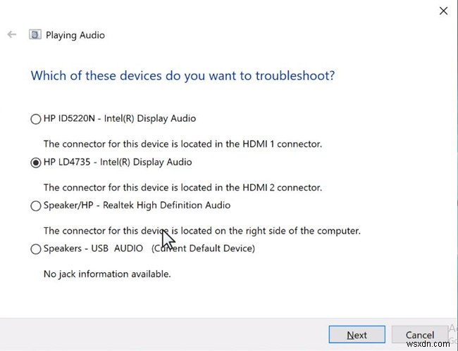 স্থির:Windows 10 এ HDMI সাউন্ড কাজ করছে না 