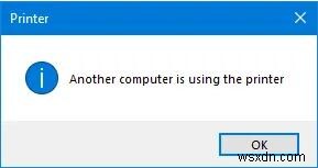 স্থির:অন্য একটি কম্পিউটার উইন্ডোজ 10, 8, 7 এবং ম্যাকে প্রিন্টার ব্যবহার করছে 