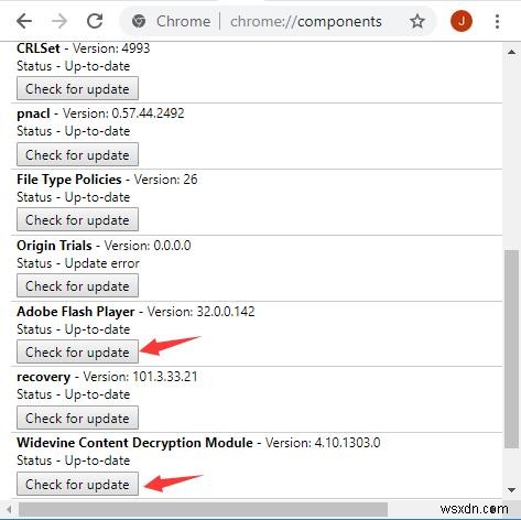 Windows 10-এ Chrome://components কিভাবে আপডেট করবেন 