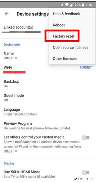 কিভাবে দ্রুত Chromecast রিসেট করবেন? 